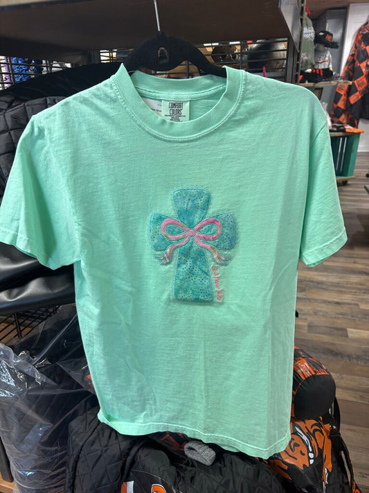 Mint green comfort color cross never fails large