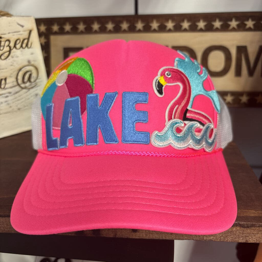 Hot pink OTTO lake hat