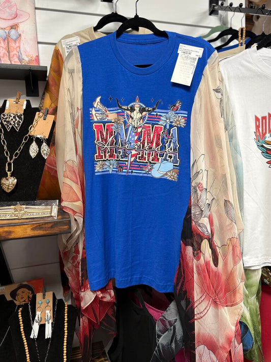 Shirt, Vintage Boho Western Mama