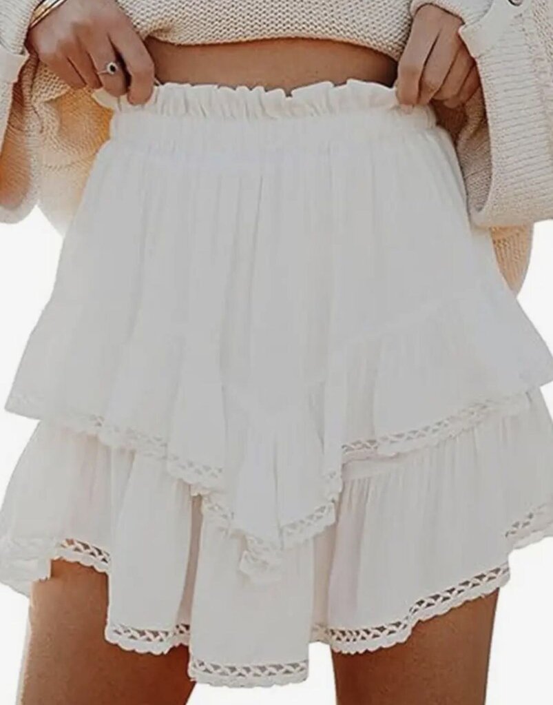 Ruffle Mini Skirt
