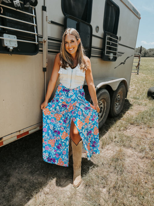 Floral Maxi Skirt