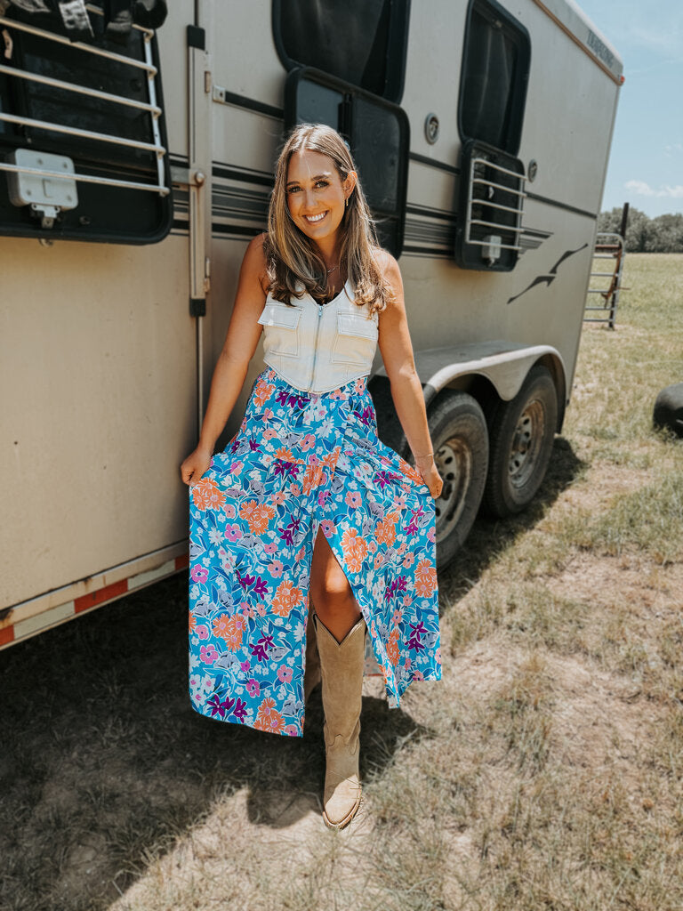Floral Maxi Skirt