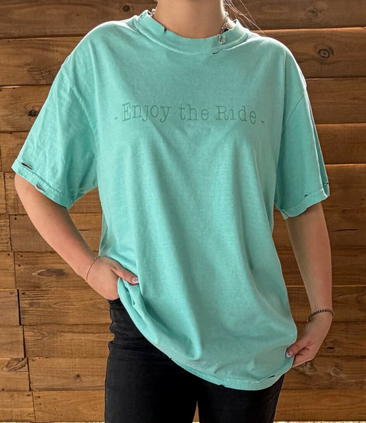 Enjoy The Ride Distressed T-Shirt