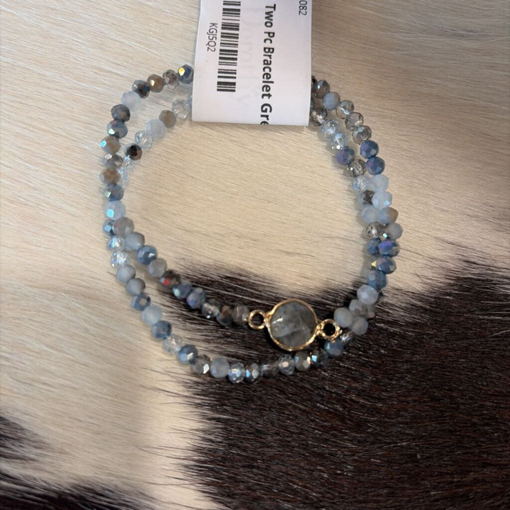 Beaded Two Pc Bracelet