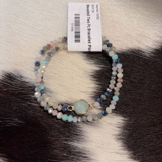 Beaded Two Pc Bracelet