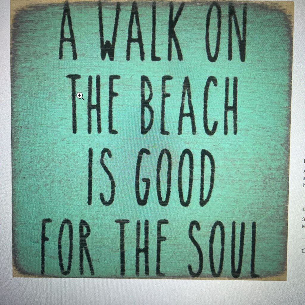 BLOCK-WALK ON BEACH