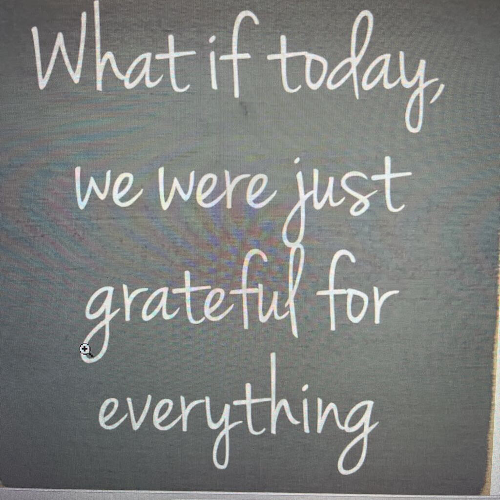 BLOCK-TODAY GRATEFUL EVERYTHING