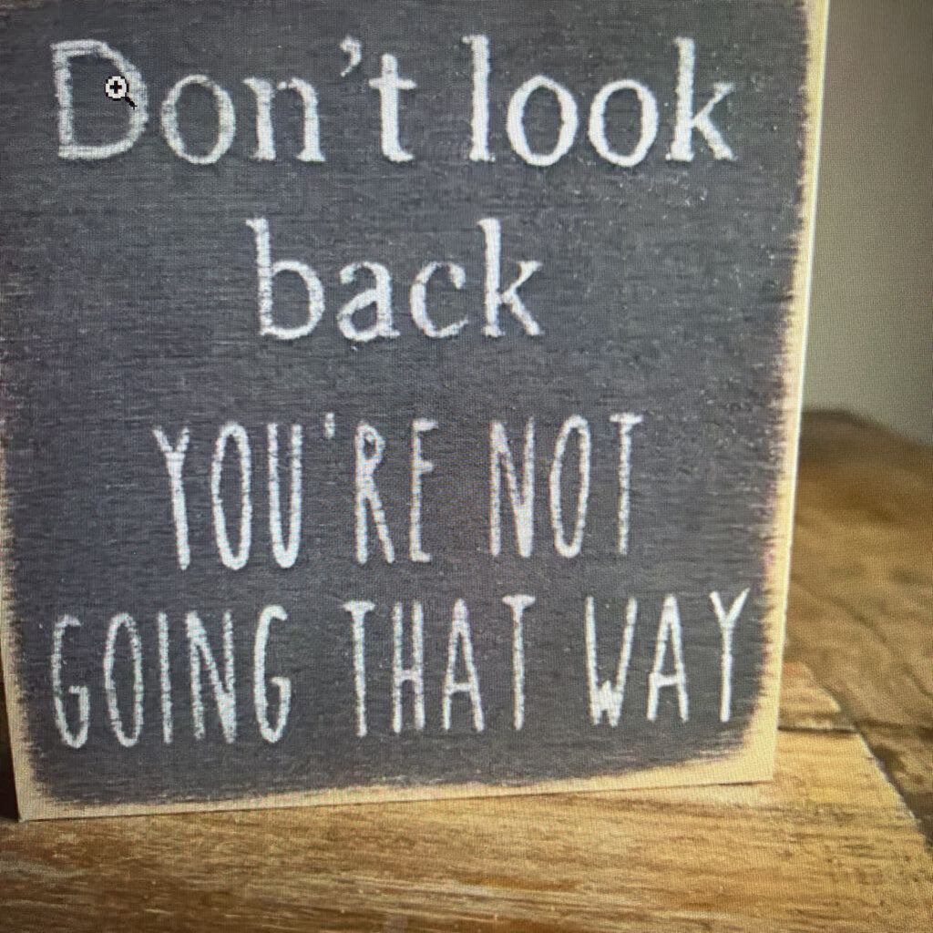 BLOCK-DON'T LOOK BACK