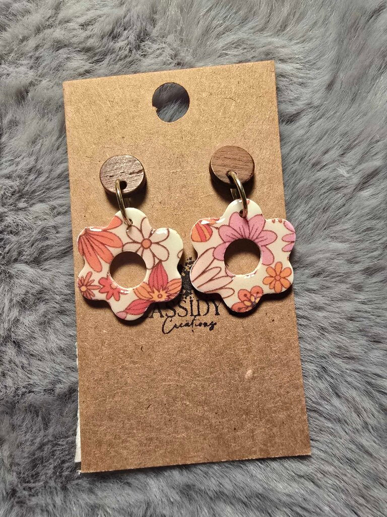 Retro Flower Dangle
