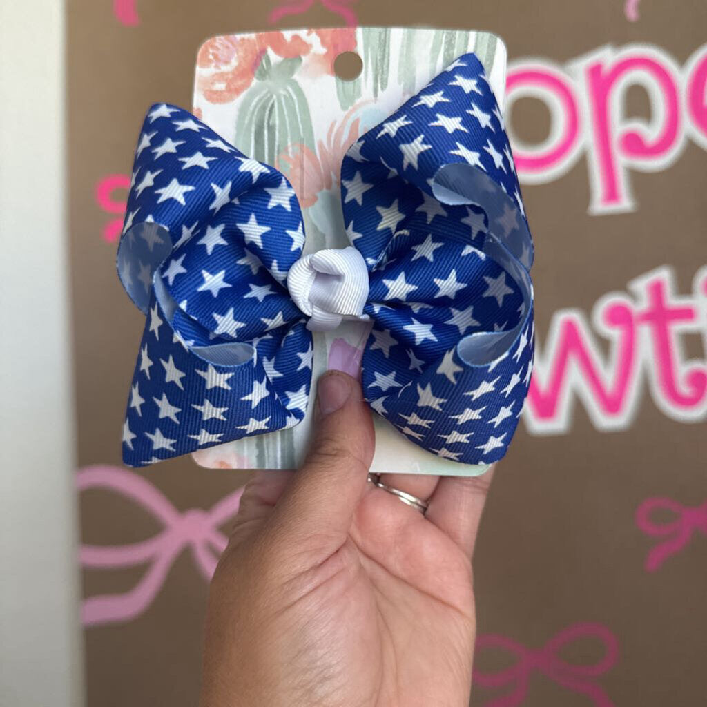 Blue with white stars