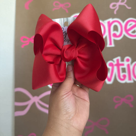 Red boutique bow