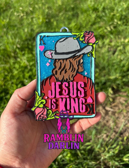 Jesus is King Freshie in Sparkling Agave Scent