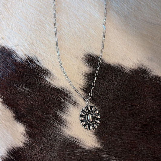 Western Concho Necklace