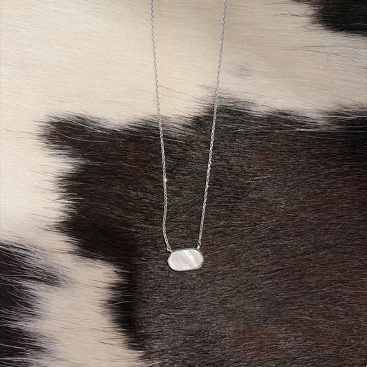 Pearl Oval Necklace
