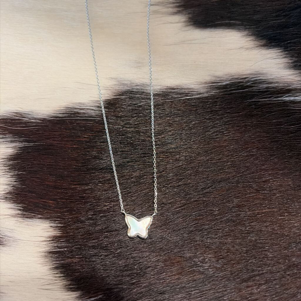 Pearl Butterfly Necklace