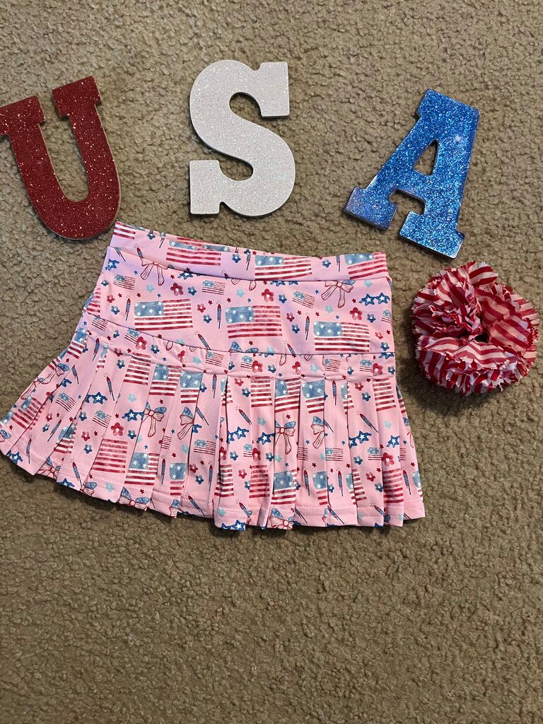 PINK FLAG SKORT-5
