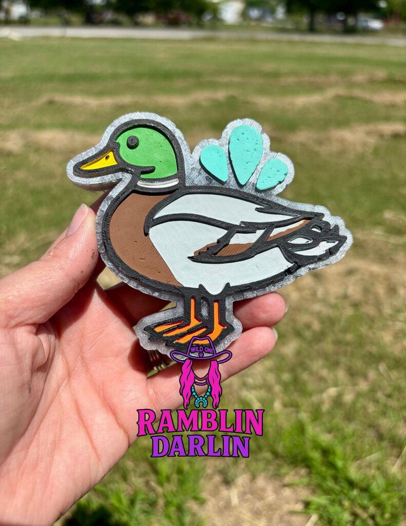 Duck Jewelry Freshie in Leather Scent