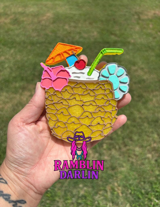 Pineapple Drink Freshie in Cowgirl Britches Scent