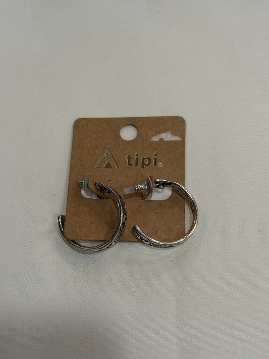 Engraved Hoop Earrings