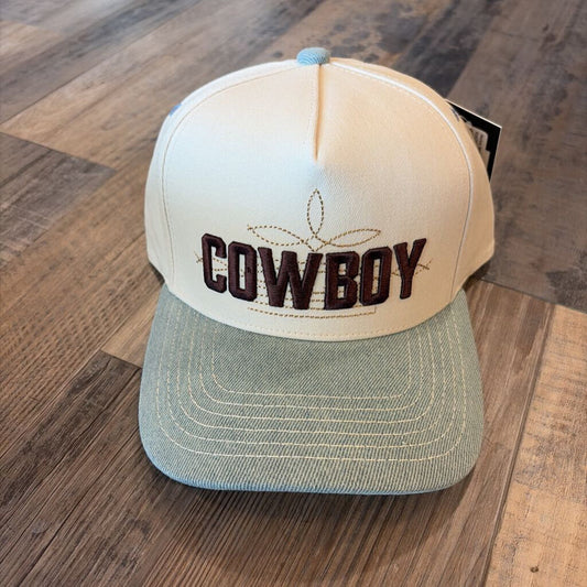 Cowboy Boot Stitch Cap