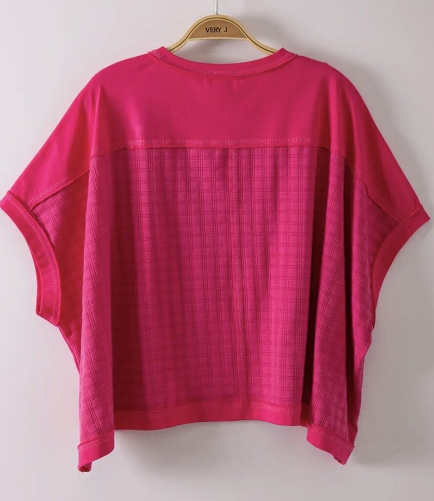 Textured Flow Top