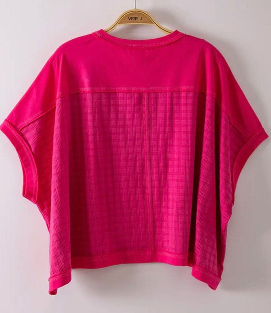 Textured Flow Top