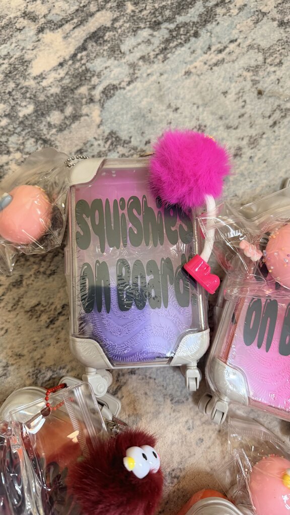 Luggage Squishy Gift Set - 2 Squishies and more included