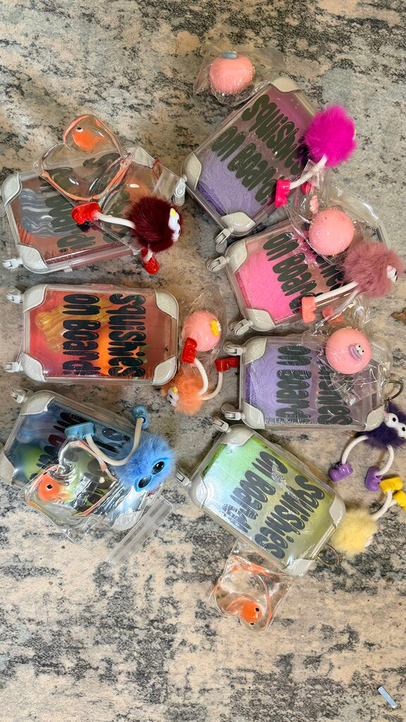 Luggage Squishy Gift Set - 2 Squishies and more included