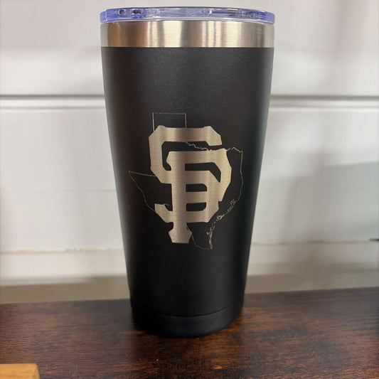 Springtown SP Texas black 20oz tumbler