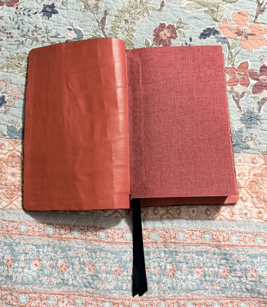 Crocodile/Shark Bible Rebind, Goatskin Lining, Holman Personal Size Large Print KJV