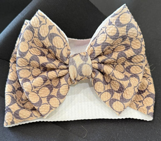 Coach headwrap brown