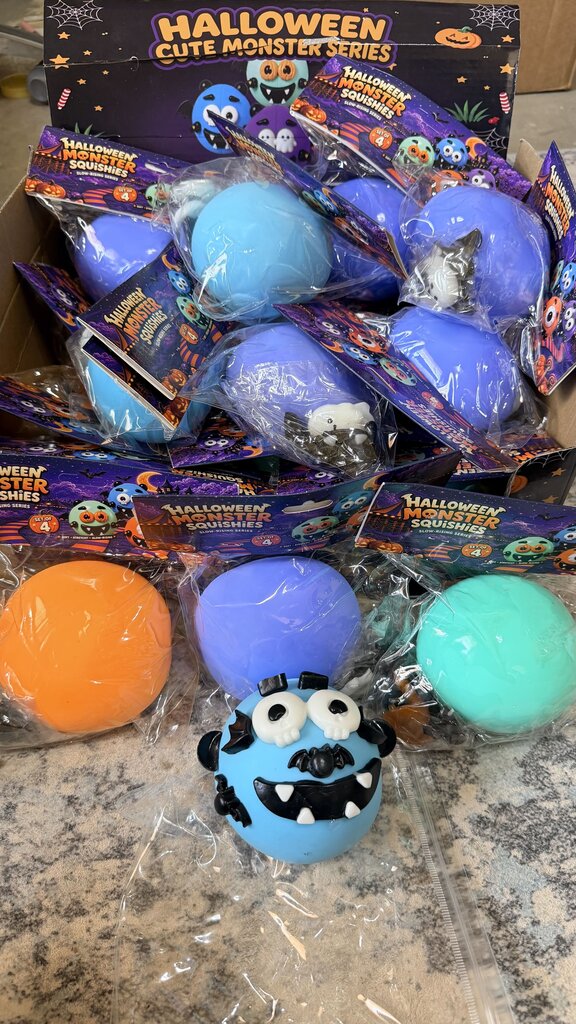 Halloween Cute Monster Face Series Squisher