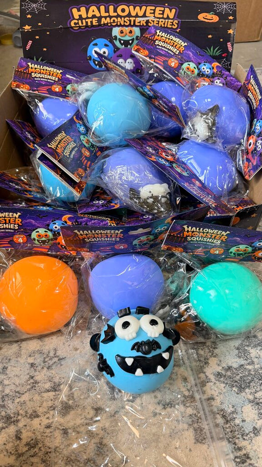 Halloween Cute Monster Face Series Squisher