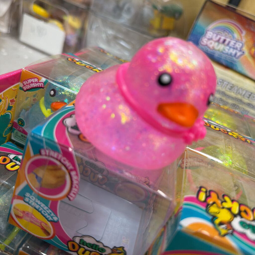 Squish - Glitter Maltose Duck with Removable Necklace