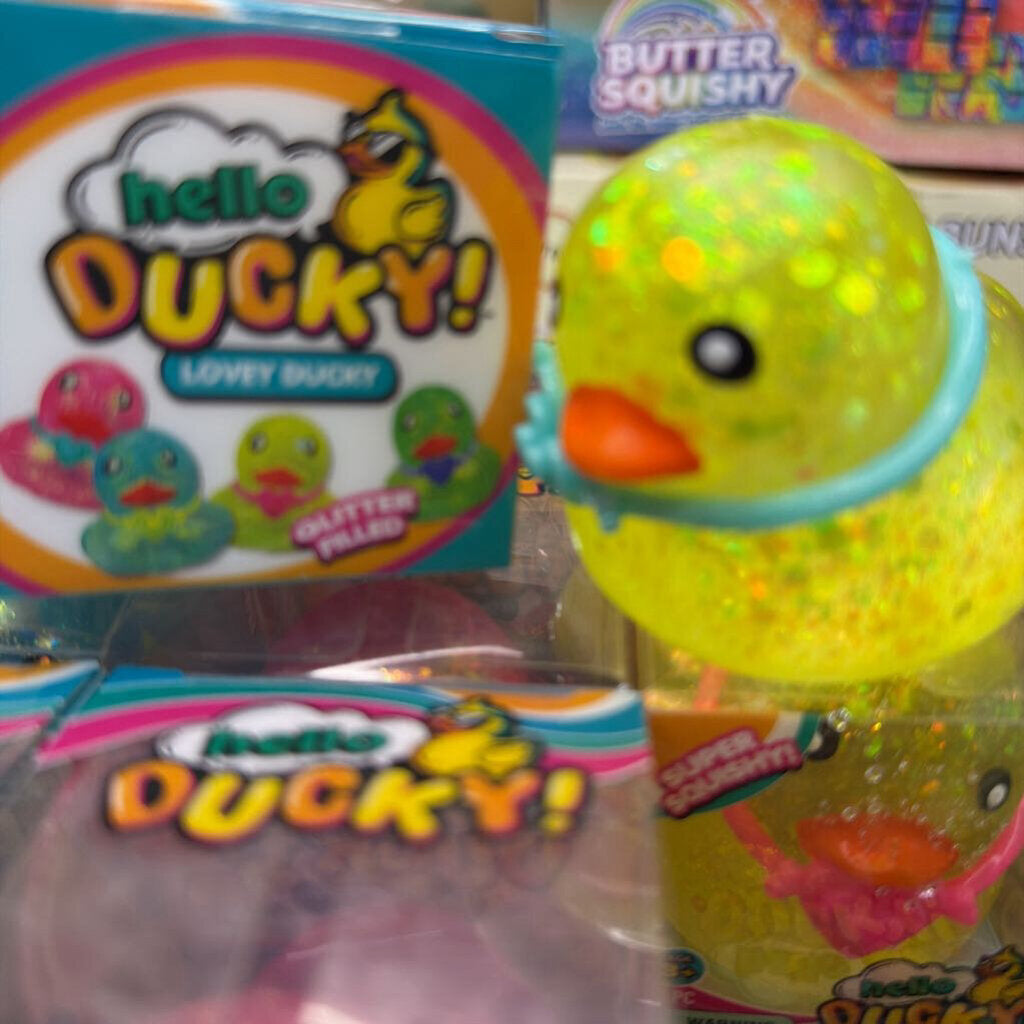 Squish - Glitter Maltose Duck with Removable Necklace